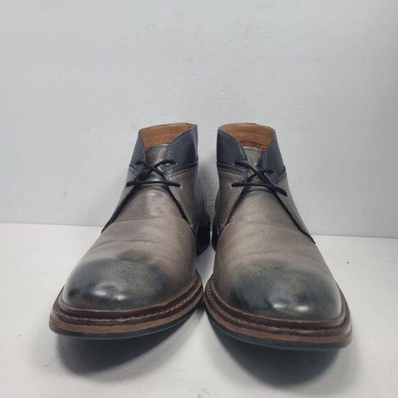 Cole Haan Men\'s Grey Burnished Leather Chukka Ankle Boots C23862 US Size 11M main image 6